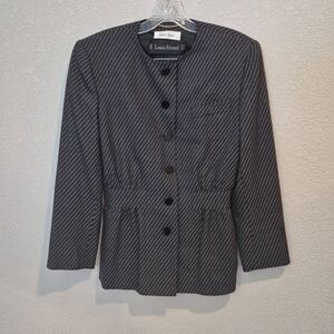 Vintage Louis Feraud Wool Blazer Jacket Size 6